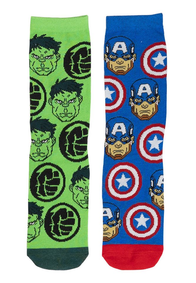 United Labels® Socken Marvel Socken Sneaker Strümpfe (5er Pack) 40-45 – Bild 3 von 5