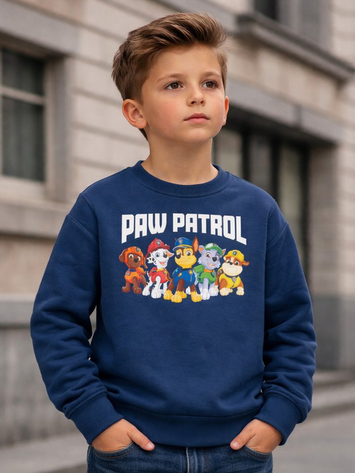 United Labels® Sweatshirt Paw Patrol Sweatshirt Crew Pullover Oberteil Langarm – Bild 3 von 5