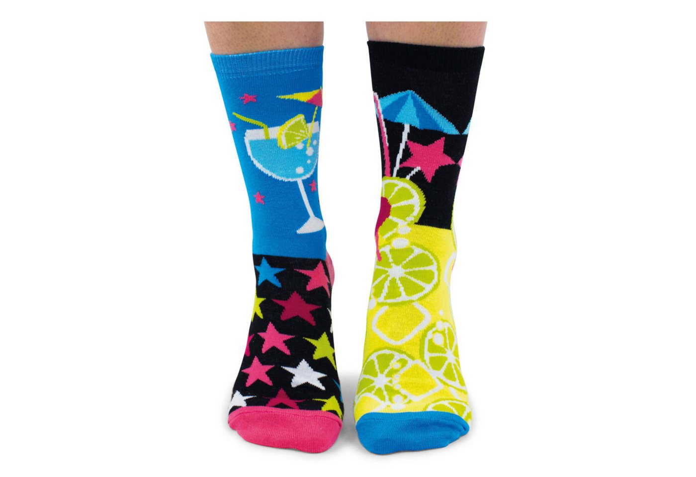 United Oddsocks Freizeitsocken Mojitoes Cocktail Oddsocks Socken in 37-42 im 6er Set – Bild 2 von 5
