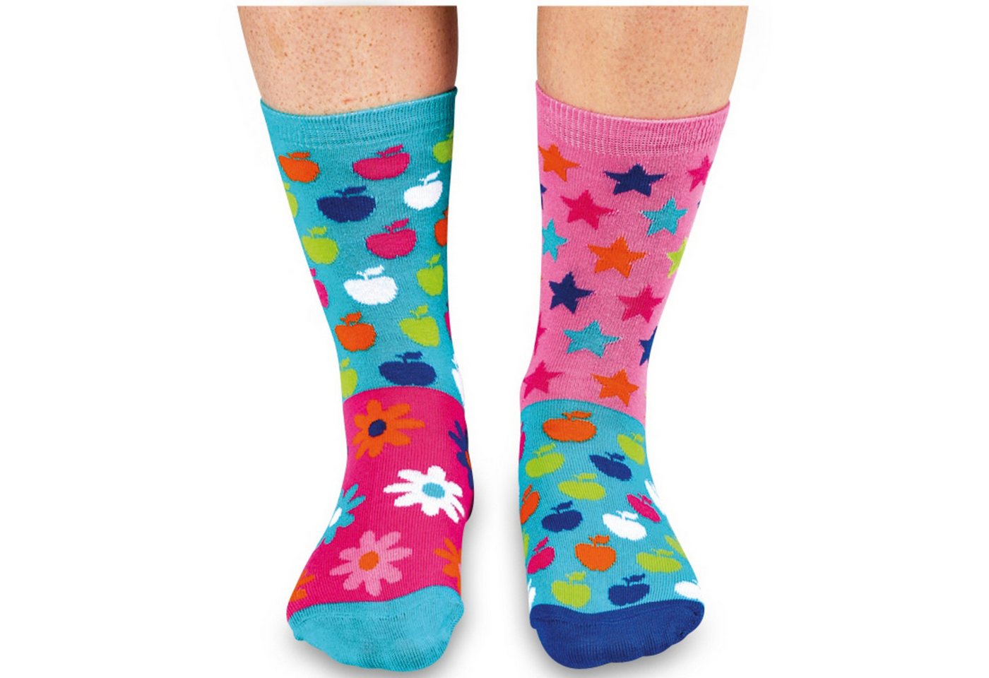 United Oddsocks Freizeitsocken Verrückte Socken Oddsocks Funky Dory für Mädchen im 6er Set – Bild 2 von 5