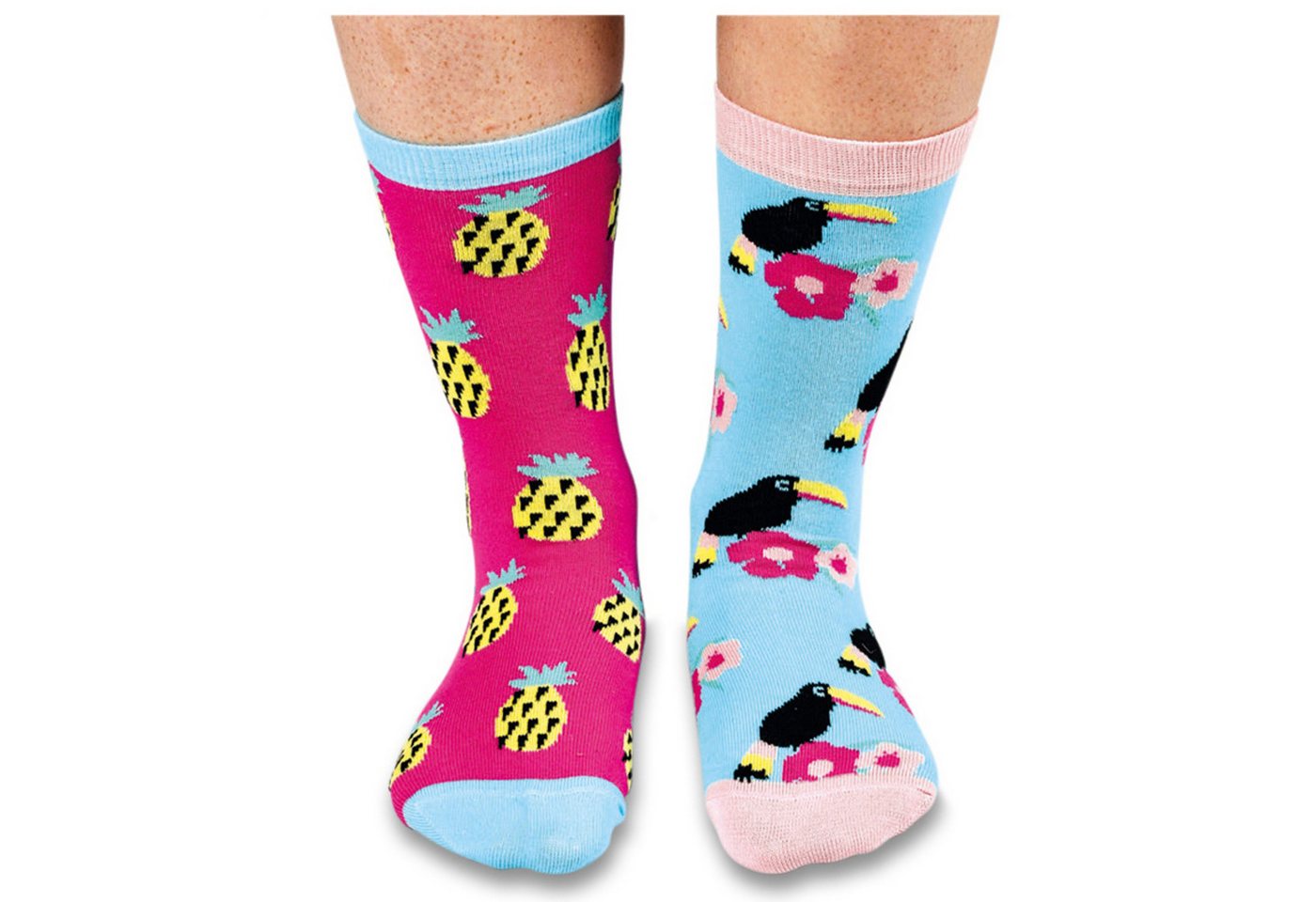 United Oddsocks Freizeitsocken Verrückte Socken Oddsocks Tropicool für Frauen im 6er Set – Bild 2 von 4