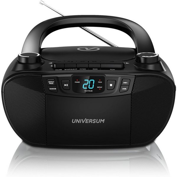 UNIVERSUM* BB 200 CD-Player (AM/FM Radio, Kassettenspieler, Kopfhöreranschluss, leicht zu bedienen)