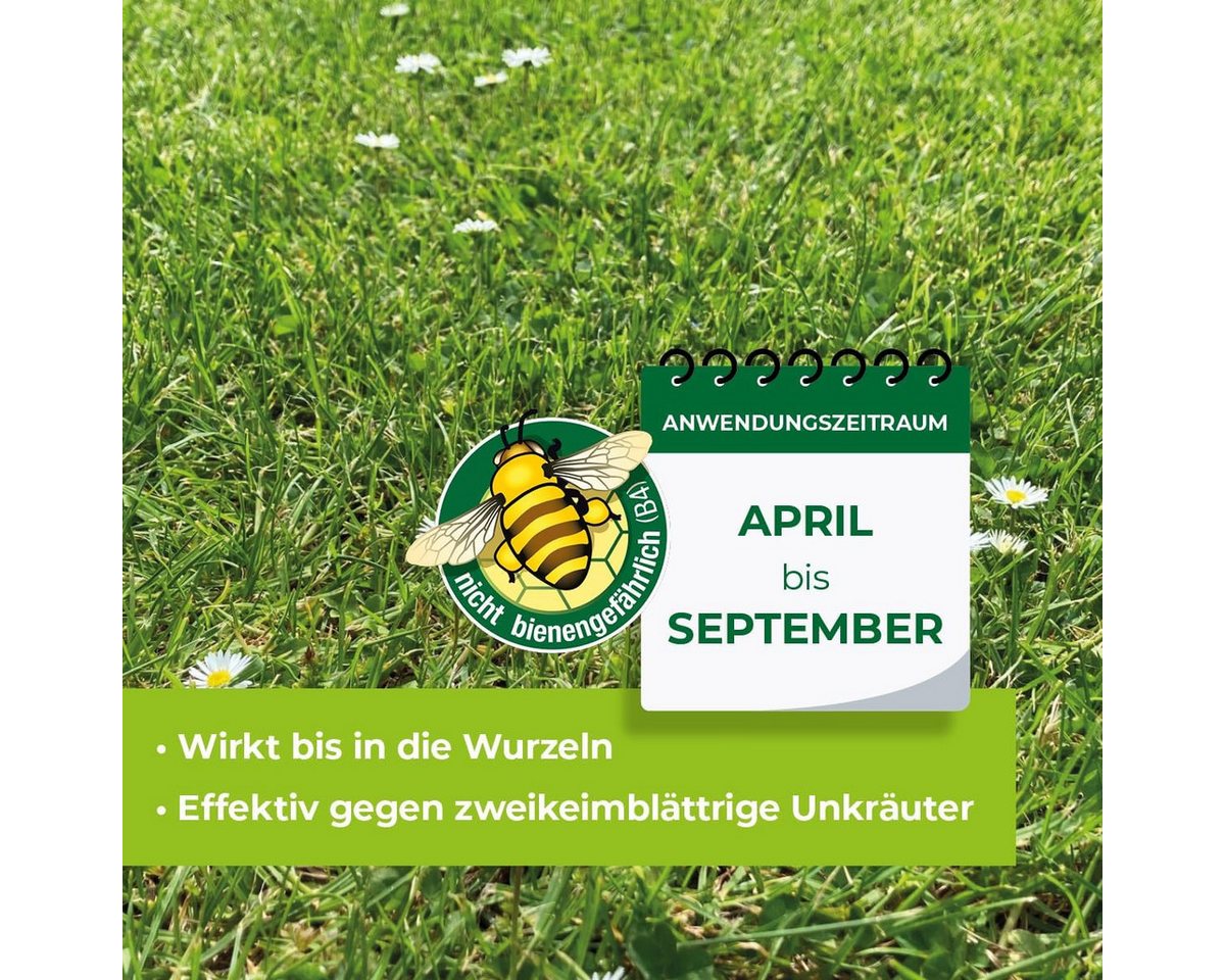 Protect Garden Unkrautbekämpfungsmittel Protect Garden Loredo Quattro Universal Rasenunkrautfrei 400ml – Bild 5 von 5