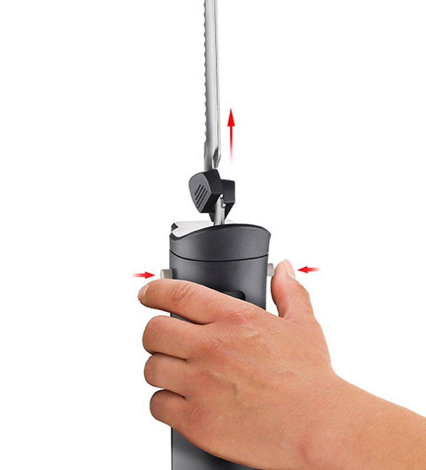 Unold Akku-Elektromesser Cordless, 9 W, Kabellos, 1 gezahntes Messer, 1 glattes Messer – Bild 5 von 5