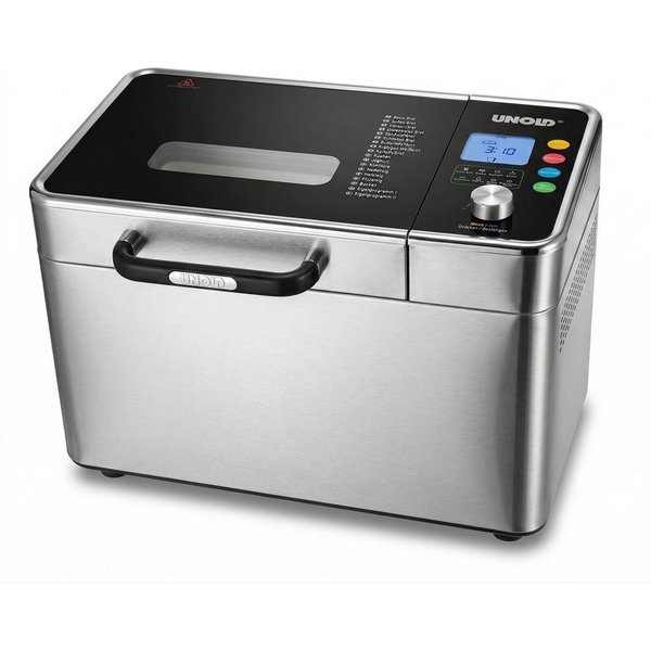 Unold Brotbackautomat BackProfi Nussspender, 600 W, 18 Programme, integrierter Spender für automatische Zugabe von Zutaten