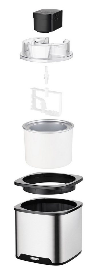 Unold Eismaschine Gelato -, 1,5 l, 12 W, Sahneeis in ca. 30 min 1,5L – Bild 2 von 5