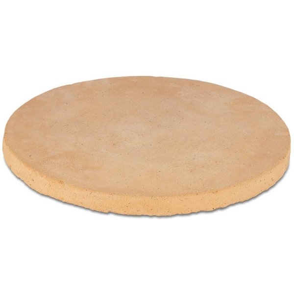 Unold Pizzastein Biscotto Rund, Backstein für Pizza & Brot Optimale Feuchtigkeitsaufnahme
