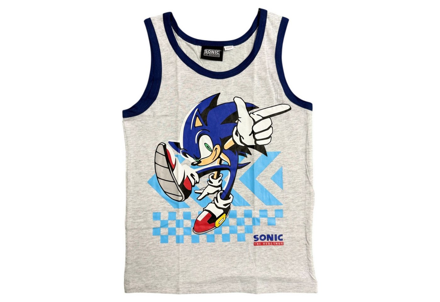 Sonic Unterhemd SONIC- 2er Pack Kinder Lizenz Unterwäsche Unterhemd Tanktop 122/128 – Bild 2 von 5