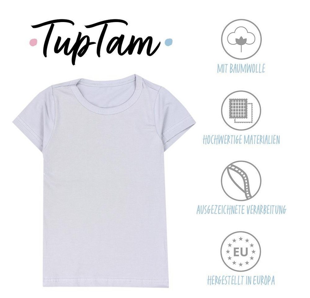 TupTam Unterhemd TupTam Kinder Jungen Unterhemd Basic T-Shirts Kurzarm 5er Pack – Bild 2 von 5