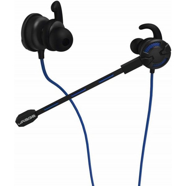 uRage Gaming Headset ChatZ Kopfhörer Buds Headset (Rufannahmetaste, Lautstärkenreglung, abnehmbares Mikrofon, etc., kabelgebunden, 3,5mm Klinke, Mikrofon + Fern