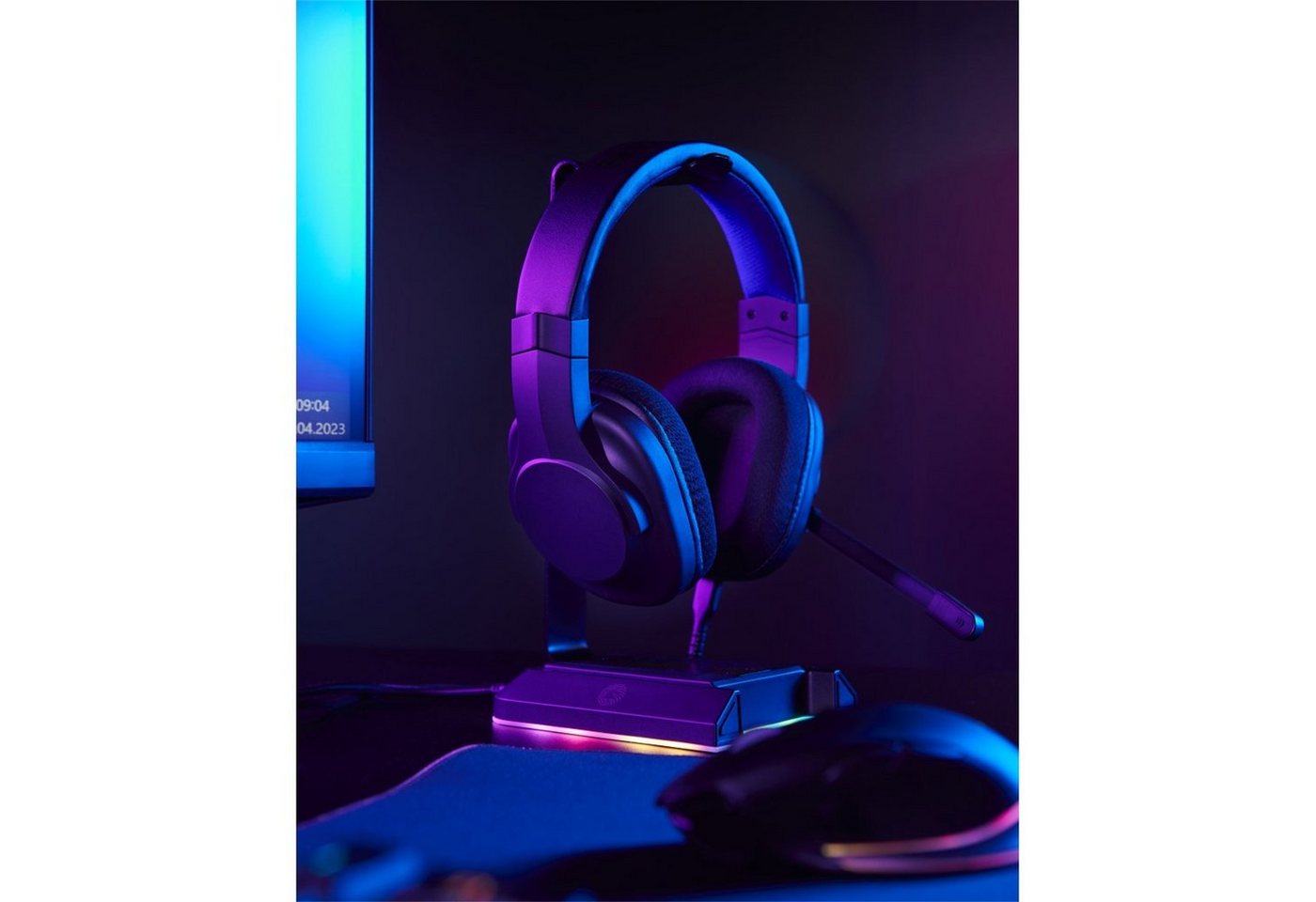 uRage SoundZ 100 V2, Schwarz Gaming-Headset (Lautstärkeregler) – Bild 3 von 5