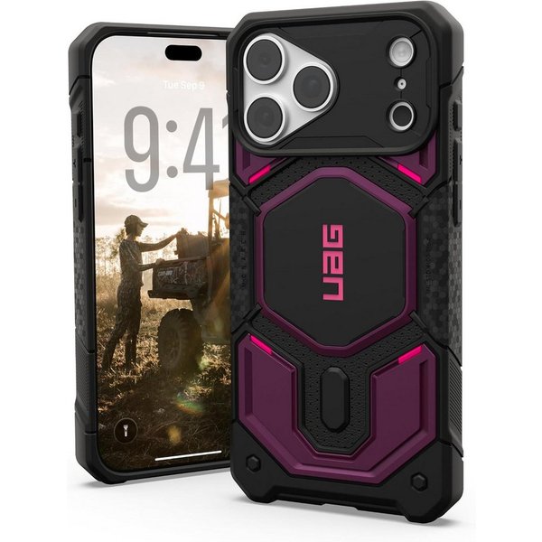 Urban Armor Gear Handyhülle Monarch Pro Case - Apple iPhone 18 Pro Max / iPhone 17 Pro Max Hülle, Premium Materialien, 5fach Falltest nach MIL STD 810G 516.6