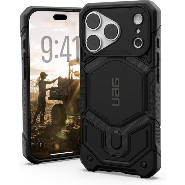 Urban Armor Gear Handyhülle Monarch Pro MS Case - Apple iPhone 18 Pro / iPhone 17 Pro Hülle, Premium Materialien, 5fach Falltest Standards nach MIL STD 810G 516