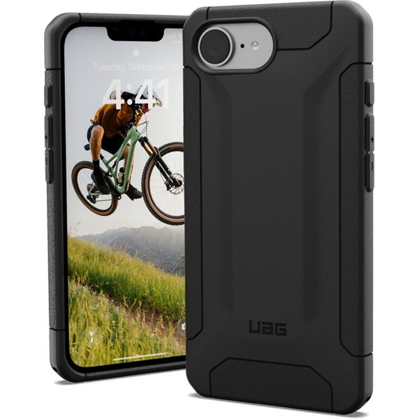 Urban Armor Gear Smartphone-Hülle Scout - Apple iPhone 16e Hülle, [Sturz- und stoßfest nach US-Militärstandard] schwarz