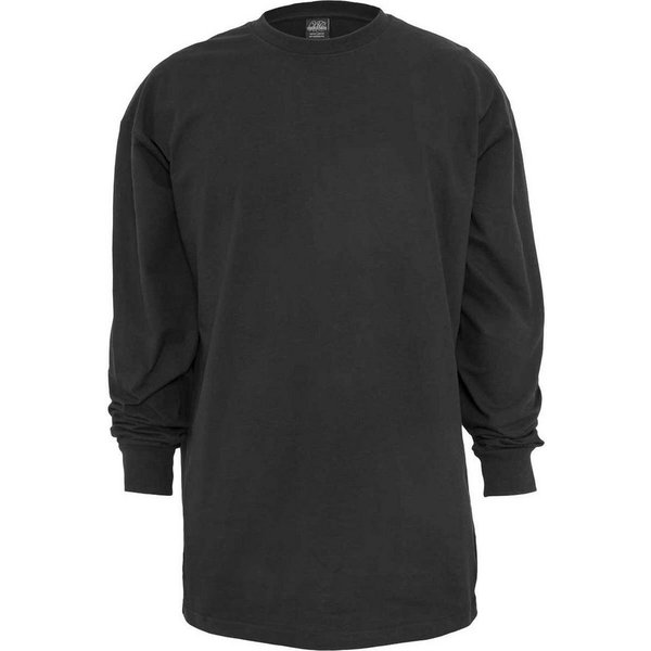 Urban Classics Plus Size Langarmshirt Urban Classics Langarmshirt schwarz Übergröße