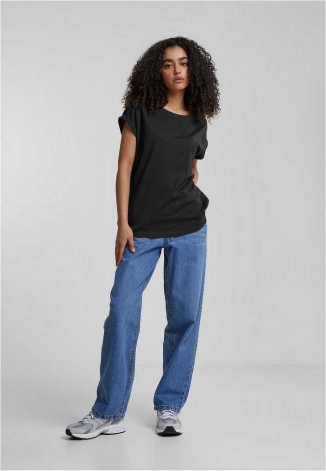 URBAN CLASSICS Rundhalsshirt Ladies Extended Shoulder Tee Damen T-Shirt – Bild 3 von 5