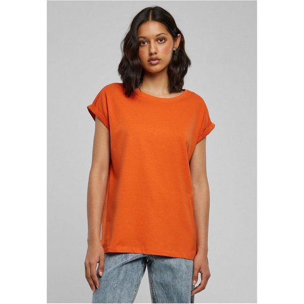URBAN CLASSICS Rundhalsshirt Ladies Extended Shoulder Tee Damen T-Shirt