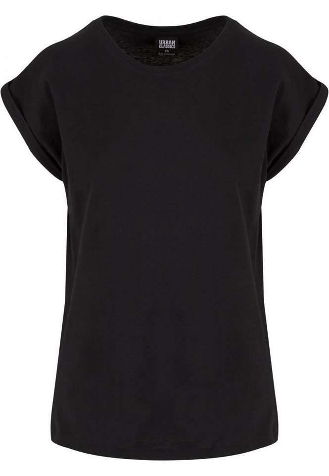 URBAN CLASSICS Rundhalsshirt Ladies Extended Shoulder Tee Damen T-Shirt – Bild 4 von 5