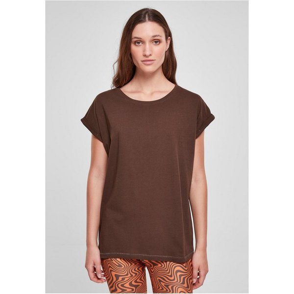 URBAN CLASSICS Rundhalsshirt Ladies Extended Shoulder Tee Damen T-Shirt