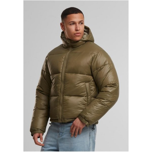 URBAN CLASSICS Steppjacke Shiny Puffer Jacket With Hood