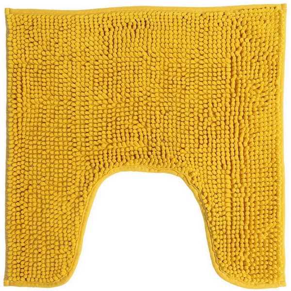 Urban Living Badematte WC-Vorleger mit Ausschnitt Toilettenvorleger, Polyester, Rückseite mit rutschhemmender Beschichtung