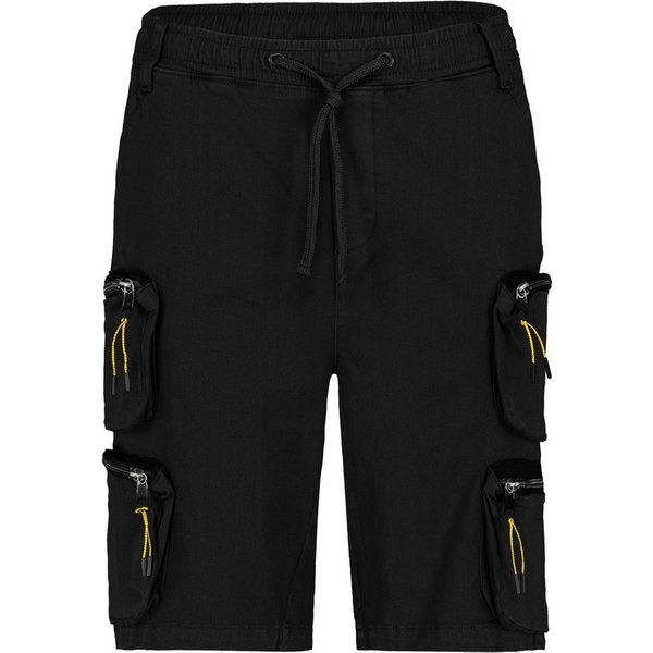 Urban Surface Cargoshorts Bequeme Trekking Bermuda praktische für Herren Baumwolle Normal Fit Einfarbig atmungsaktiv Kordelzug