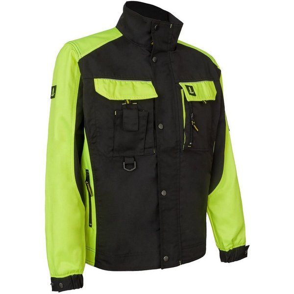 Urgent Arbeitsjacke Arbeitsjacke Berufsjacke Bauarbeiter Schutzjacke Warnjacke Gelb