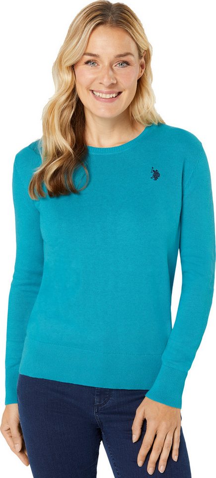 US Polo Assn. Rundhalspullover Perfekte Passform mit Bündchen-Abschluss – Bild 3 von 5