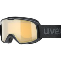 uvex Elemnt FM Skibrille (2230 black matt, mirror gold/lasergold lite (S2))