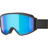 uvex g.gl 3000 CV Skibrille OTG (2030 black mat, mirror blue/colorvision green (S2))