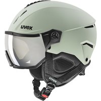 uvex Instinct Visor Skihelm (56-58 cm, 90 oxid green matt)