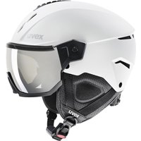 uvex Instinct Visor Skihelm (60-62 cm, 50 white/black matt)