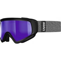 uvex Jakk Take off Skibrille (2226 black mat, double lens cylindric, litemirror blue, lasergold lite/clear)