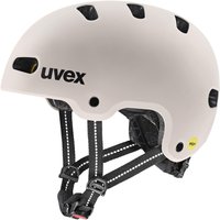 uvex Kid 4 Style Mips Kinderfahrradhelm (51-55 cm, 06 warm grey matt)