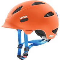 uvex Oyo Fahrradhelm (45-50 cm, 10 orange/blue matt)