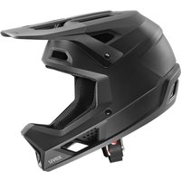 uvex Ravage Fullface Helm (60-63 cm, 01 black/rhino matt)