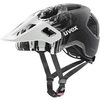 uvex React Jr. Fahrradhelm (52-56 cm, 10 white/black matt)