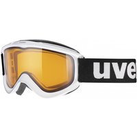 uvex Rennskibrille FX Race (0029 white, double lens, lasergold lite)