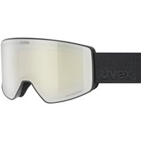 uvex Scenic FM Skibrille (2530 black matt, silver/yellow clear (S2))