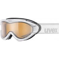 uvex Skibrille Onyx Polavision (1121 polarwhite mat, double lens, polavision)
