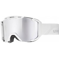 uvex Snowstrike Litemirror Skibrille (1026 white, mirror silver/lasergold lite)