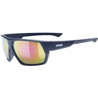 uvex Sportstyle 238 Sportbrille (4416 deep space matt, mirror red (S3))