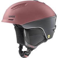 uvex Ultra Mips Skihelm (51-55 cm, 20 antique rose/grey matt)