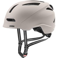 uvex Urban Planet LED Radhelm (58-61 cm, 05 warm grey matt)