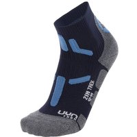 UYN Herren TREKKING 2IN LOW CUT SOCKS, Größe 45-47 in Schwarz