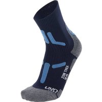 UYN Herren TREKKING 2IN SOCKS, Größe 42-44 in Schwarz