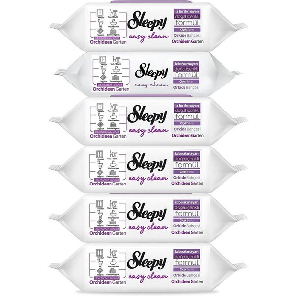 Uzman Sleepy Easy Clean im Set Reinigungstücher Feuchttücher Reinigung Reinigungstücher (Fusselfrei – hinterlässt keine Rückstände, Reißfest, Saugstark)