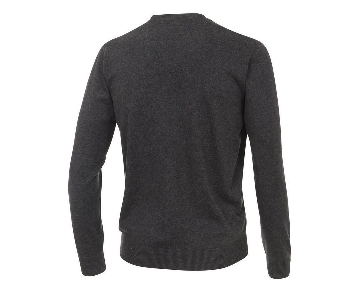 Redmond V-Ausschnitt-Pullover REDMOND Casual Herren Pullover Langarm V-Neck Comfort Anthrazit – Bild 2 von 3