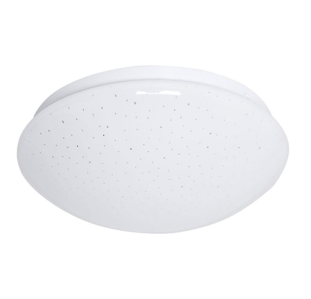 V-TAC LED Deckenleuchte, LED-Leuchtmittel fest verbaut, Kaltweiß, LED Deckenleuchte Rund Metall Weiß Sternenhimmel Effekt – Bild 2 von 5