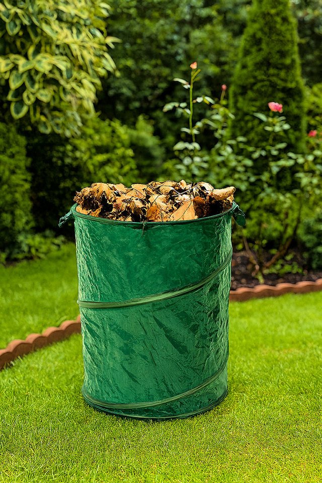 VABIONO Gartensack Gartenabfallsack Pop-Up Gartentasche je 150 Liter – 3 bis 6-er Set, für 150 Ltr., (selbstaufstehend, 3-tlg), kostenloser Versand – Bild 3 von 5